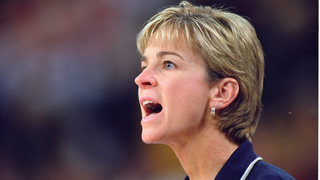 Georgia Tech coach Nell Fortner thanks the NCAA for telling on themselves